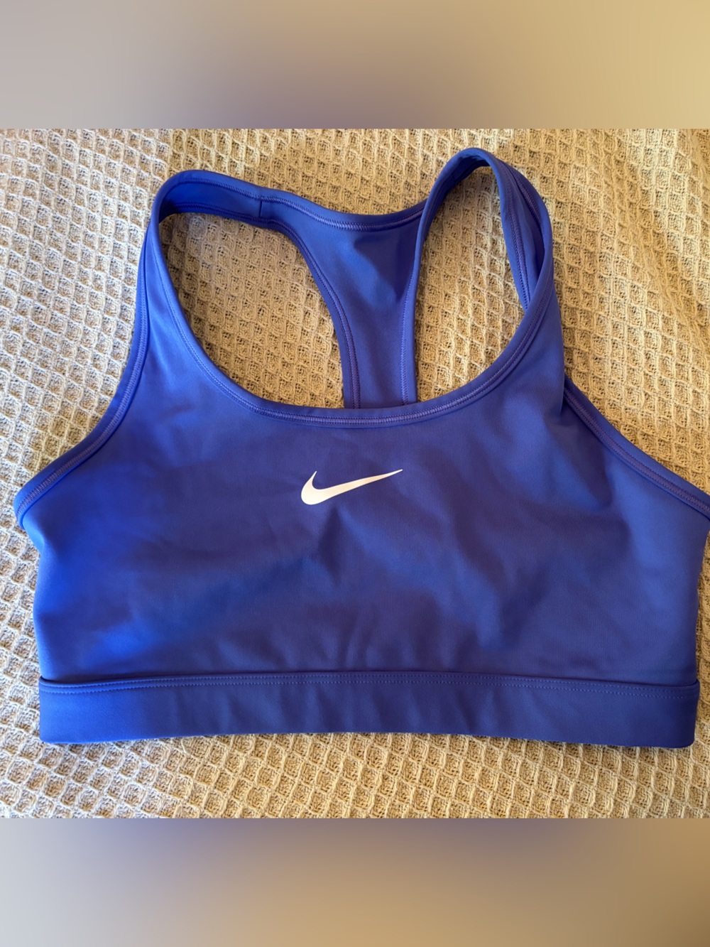 Nike Racerback Sports Bra - Royal Blue Medium Support Unpadded